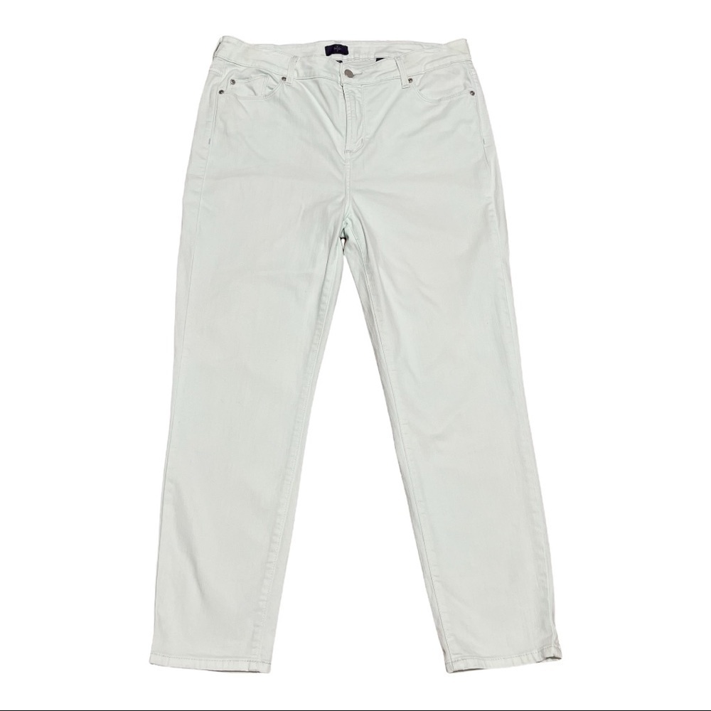 YNDJ light Green Lift Tuck Ankle‎ Jeans Size 16